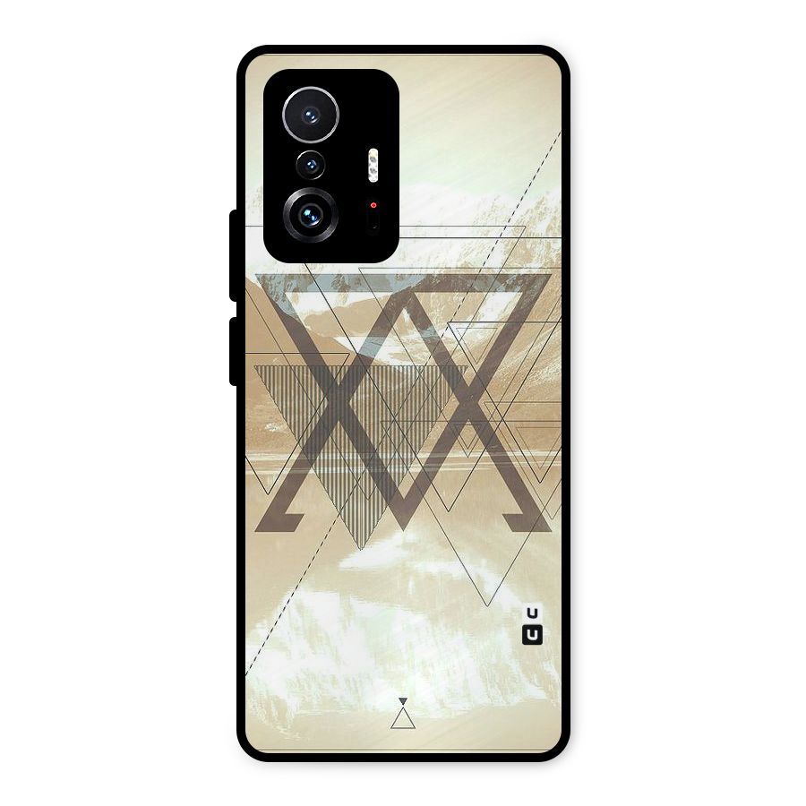 Beige View Metal Back Case for Xiaomi 11T Pro