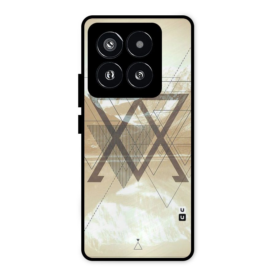 Beige View Metal Back Case for Xiaomi 14 Pro