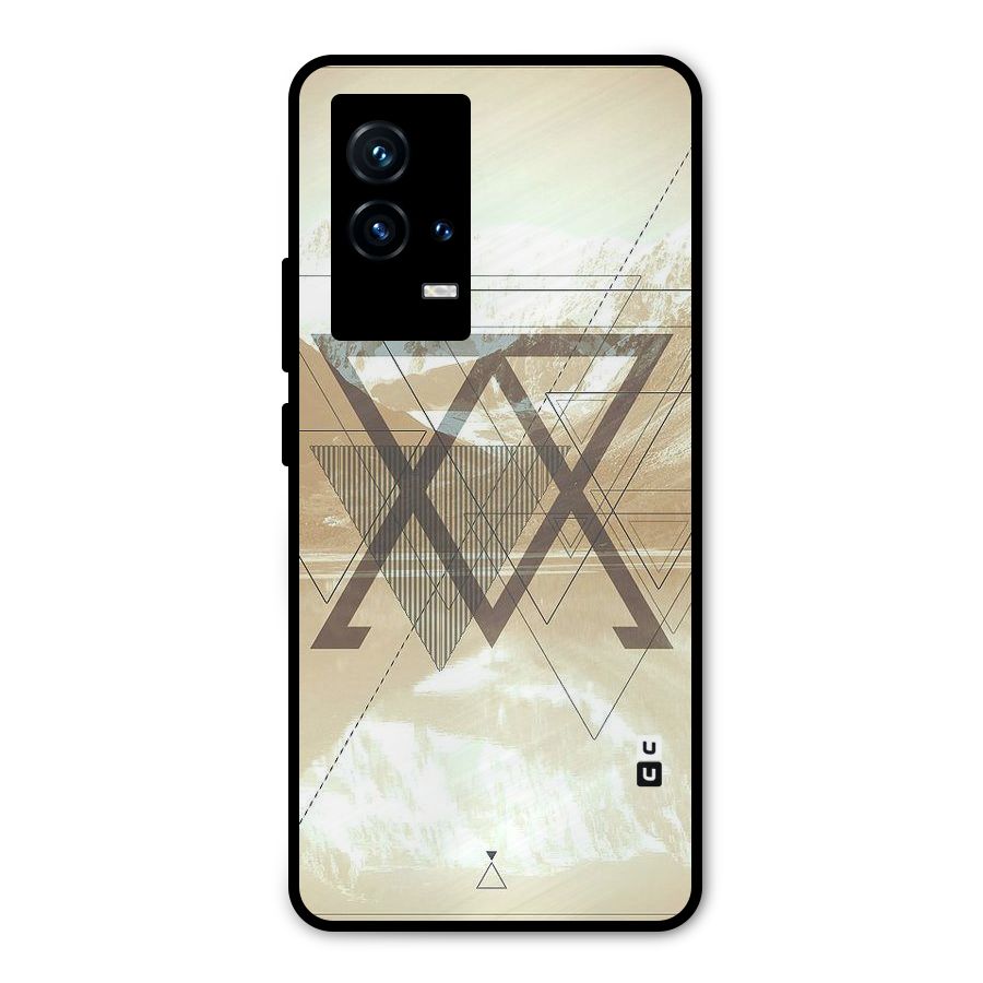 Beige View Metal Back Case for iQOO 9 5G