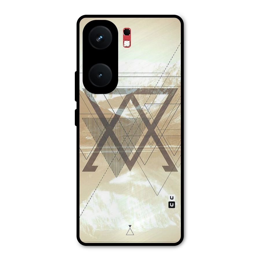 Beige View Metal Back Case for iQOO Neo 9 Pro