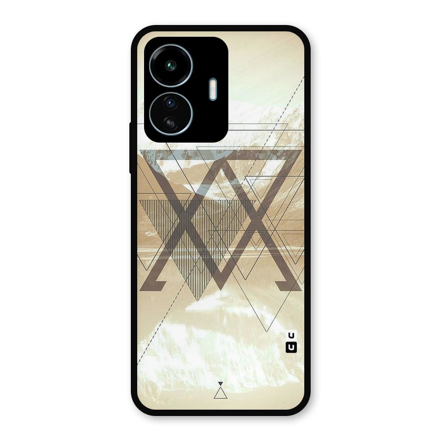 Beige View Metal Back Case for vivo iQOO Z6 Lite 5G