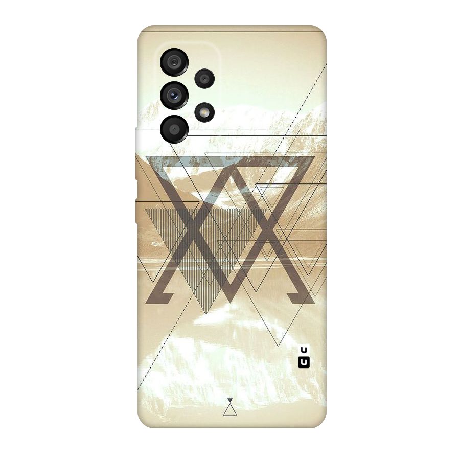 Beige View Original Polycarbonate Back Case for Galaxy A53 5G