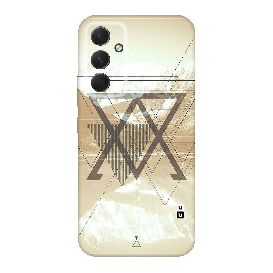 Beige View Original Polycarbonate Back Case for Galaxy A54