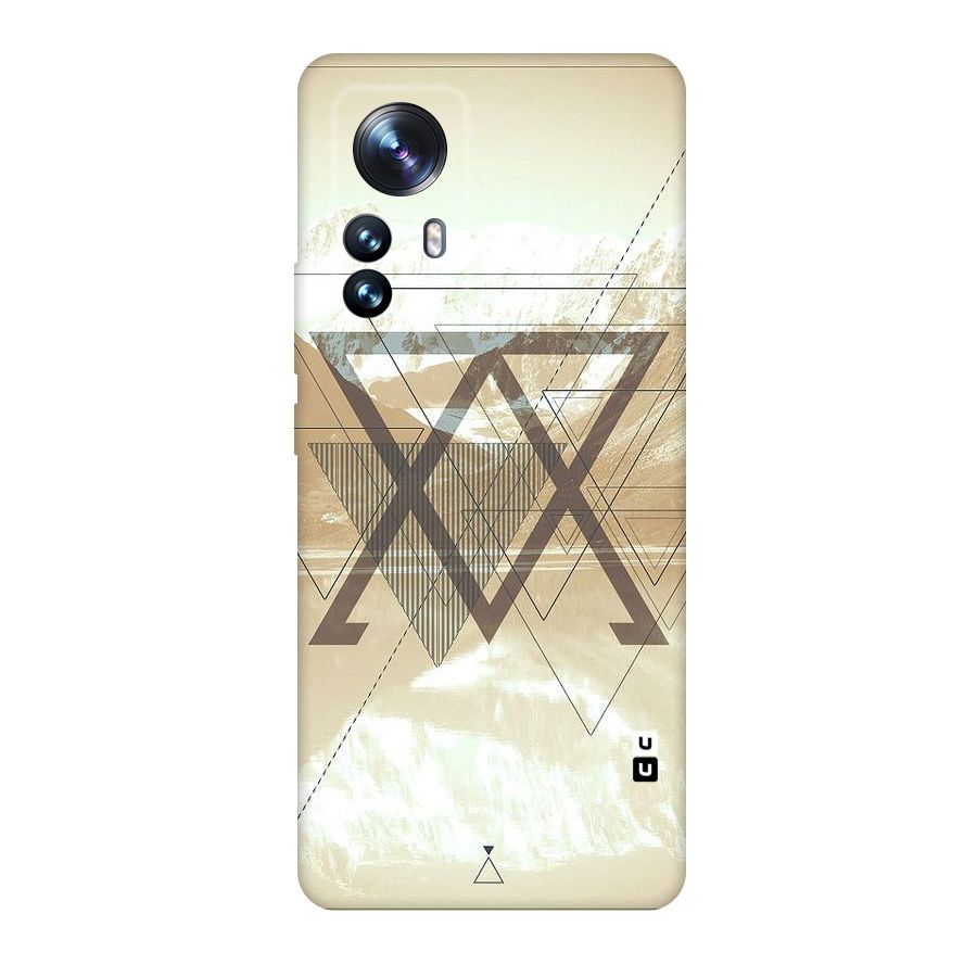 Beige View Original Polycarbonate Back Case for Xiaomi 12 Pro
