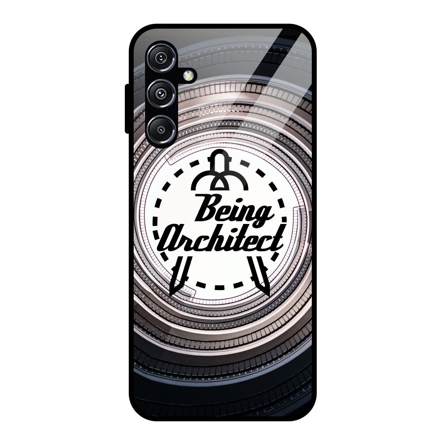 Being Architect Glass Back Case for Galaxy M34 5G