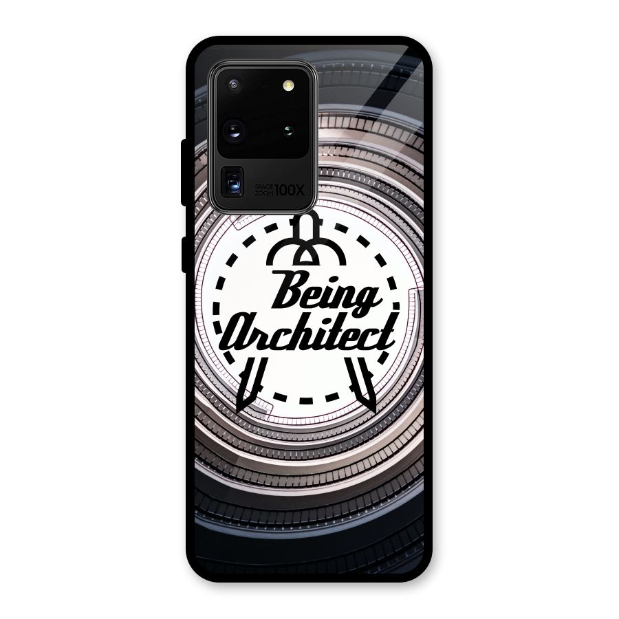 Being Architect Glass Back Case for Galaxy S20 Ultra