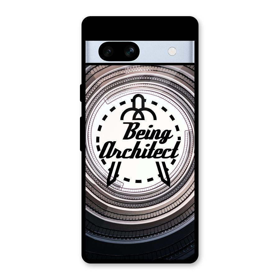 Being Architect Glass Back Case for Google Pixel 7a