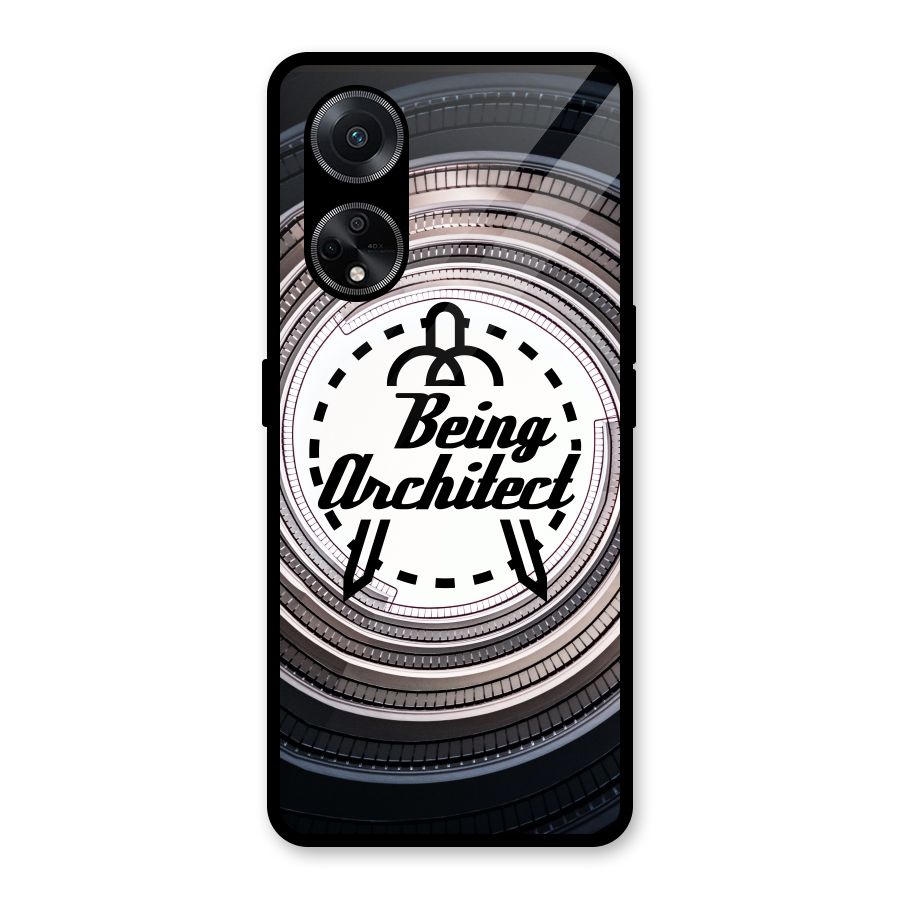 Being Architect Glass Back Case for Oppo F23