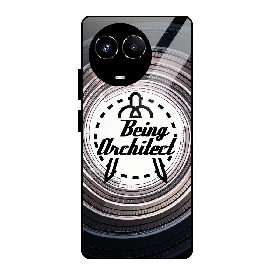 Being Architect Glass Back Case for Realme 11X