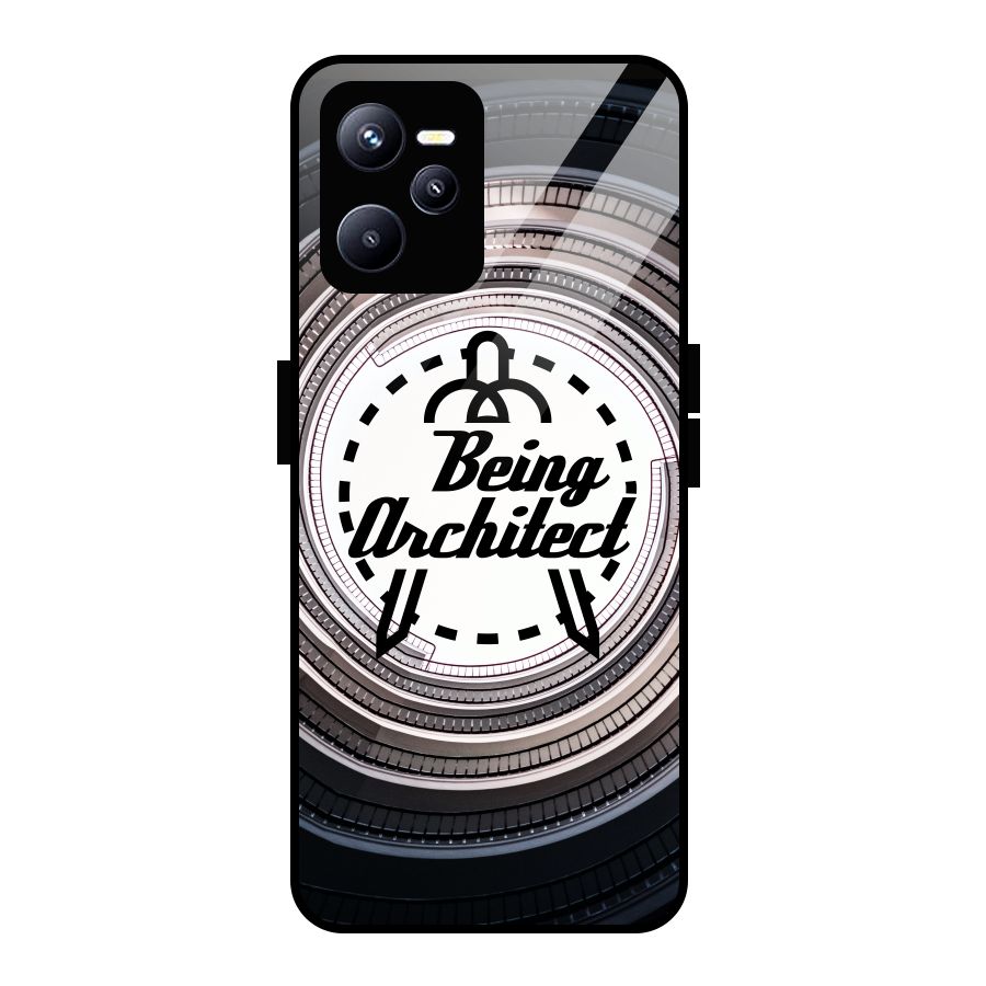 Being Architect Glass Back Case for Realme C35