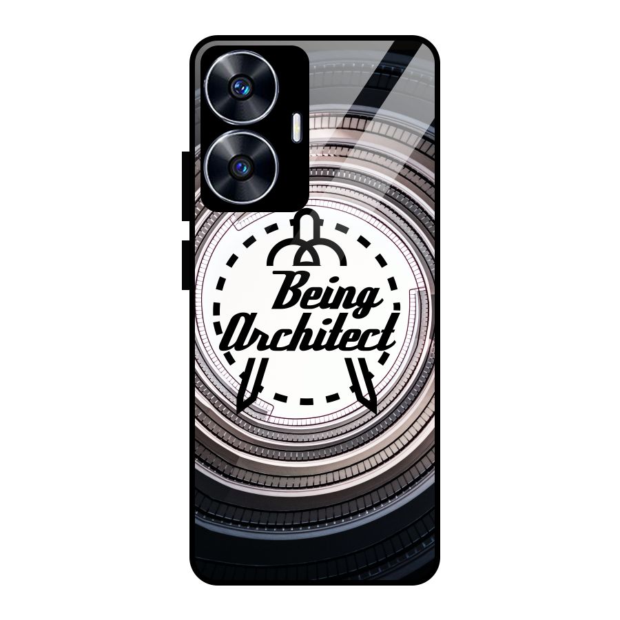 Being Architect Glass Back Case for Realme Narzo N55