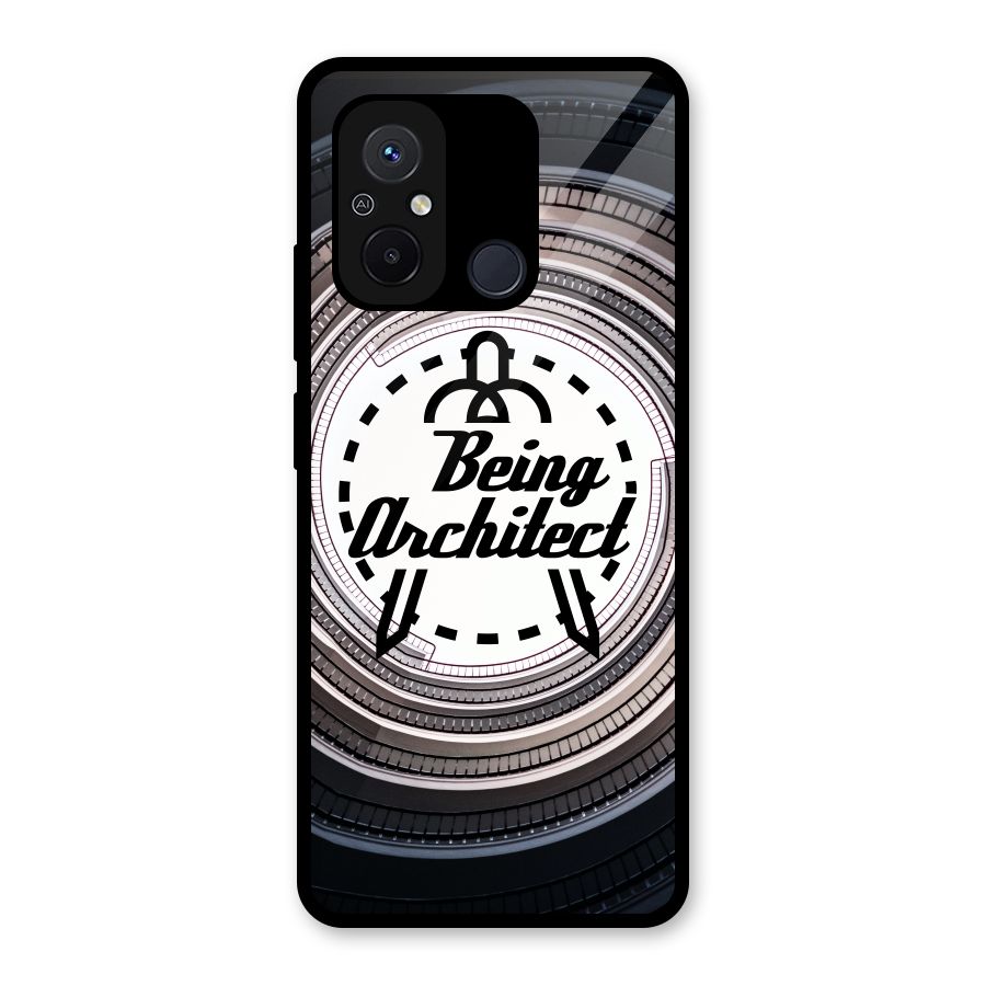Being Architect Glass Back Case for Redmi 12C