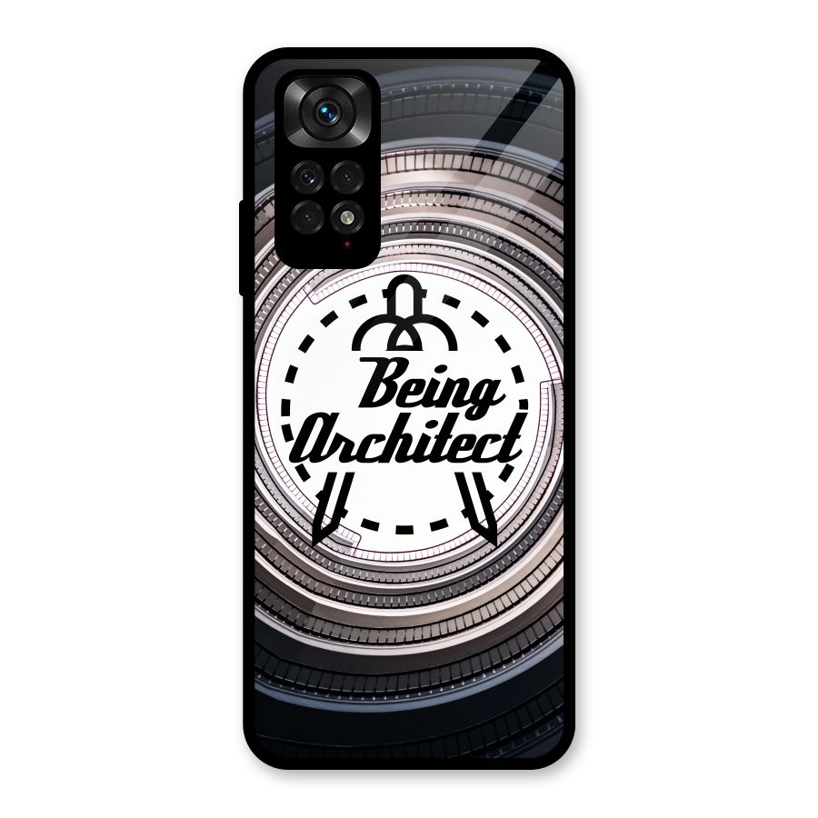 Being Architect Glass Back Case for Redmi Note 11S