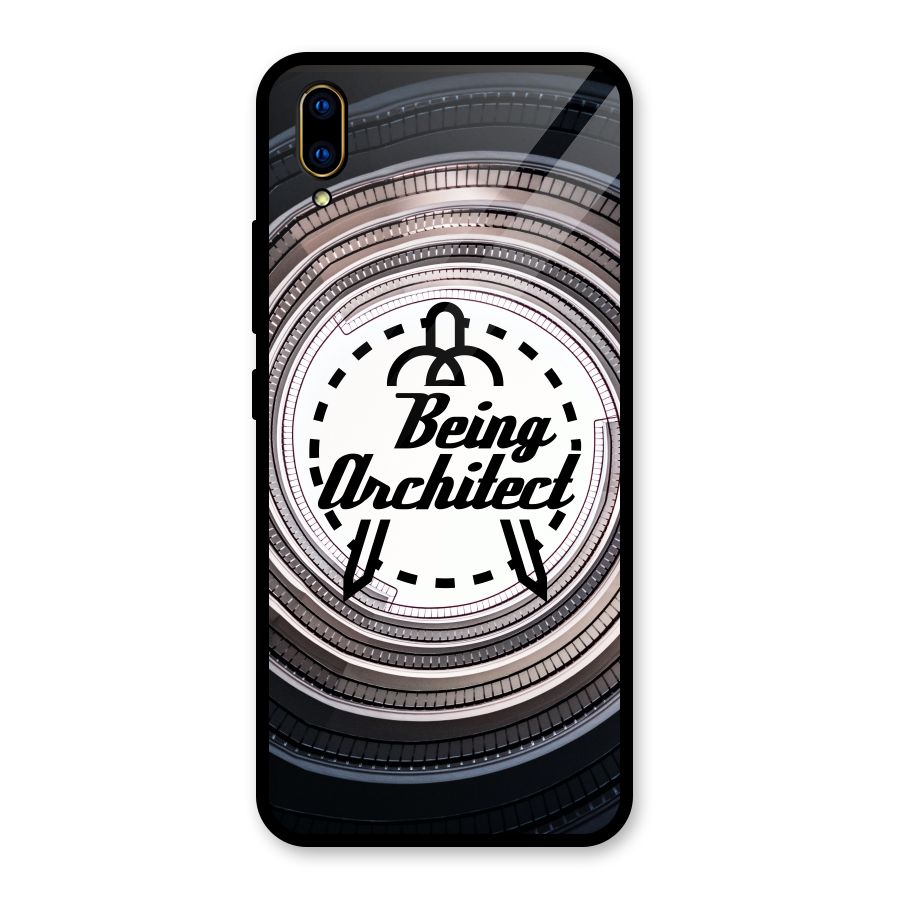 Being Architect Glass Back Case for Vivo V11 Pro