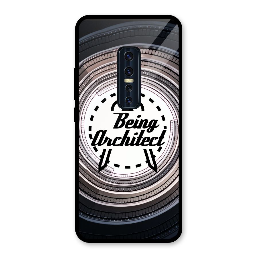Being Architect Glass Back Case for Vivo V17 Pro