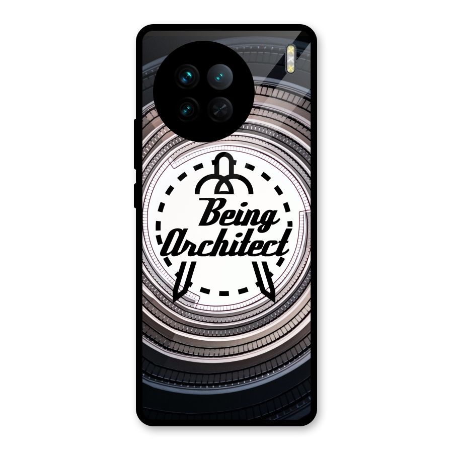 Being Architect Glass Back Case for Vivo X90