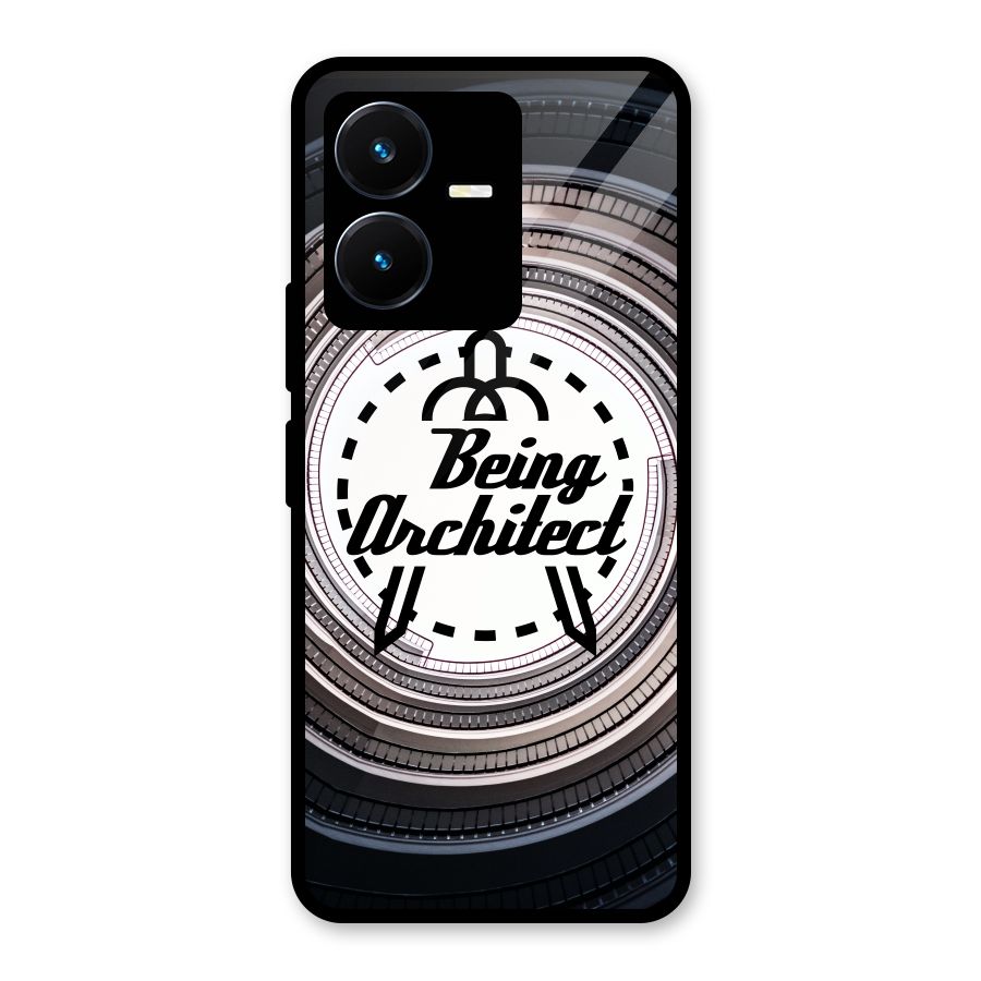 Being Architect Glass Back Case for Vivo Y22s