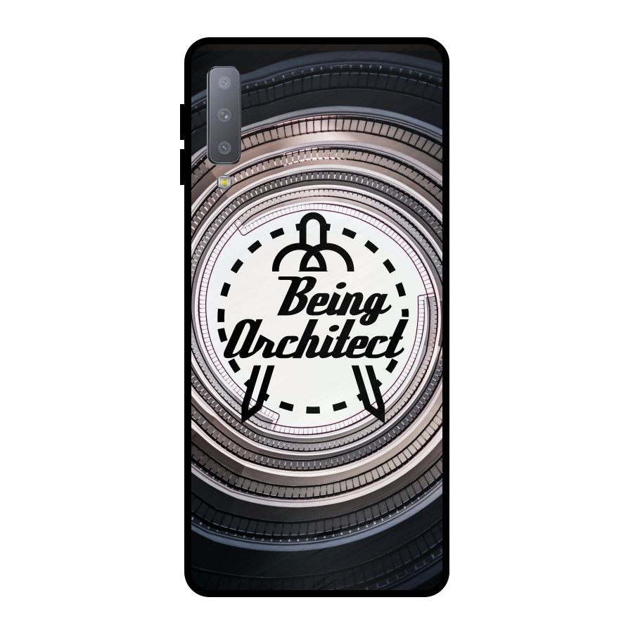 Being Architect Metal Back Case for Galaxy A7 (2018)