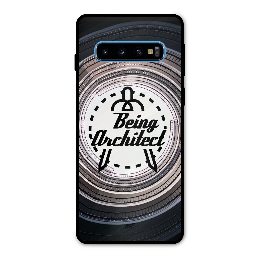 Being Architect Metal Back Case for Galaxy S10