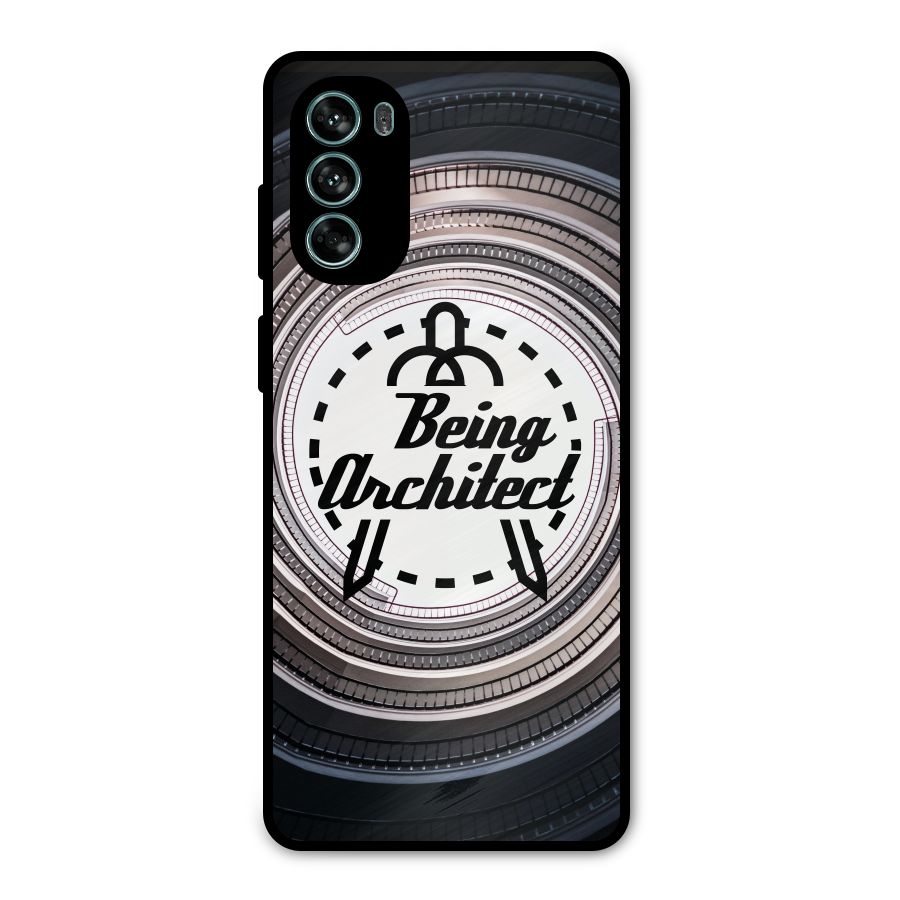 Being Architect Metal Back Case for Moto G62