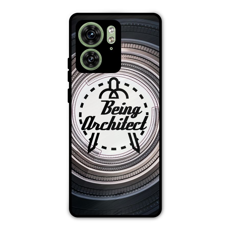 Being Architect Metal Back Case for Motorola Edge 40 5G