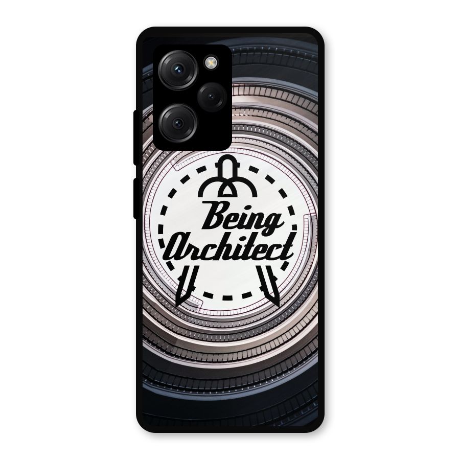 Being Architect Metal Back Case for Poco X5 Pro
