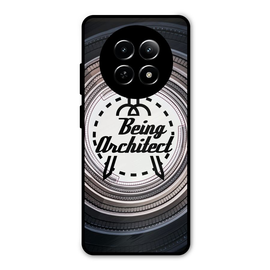 Being Architect Metal Back Case for Realme 12x 5G