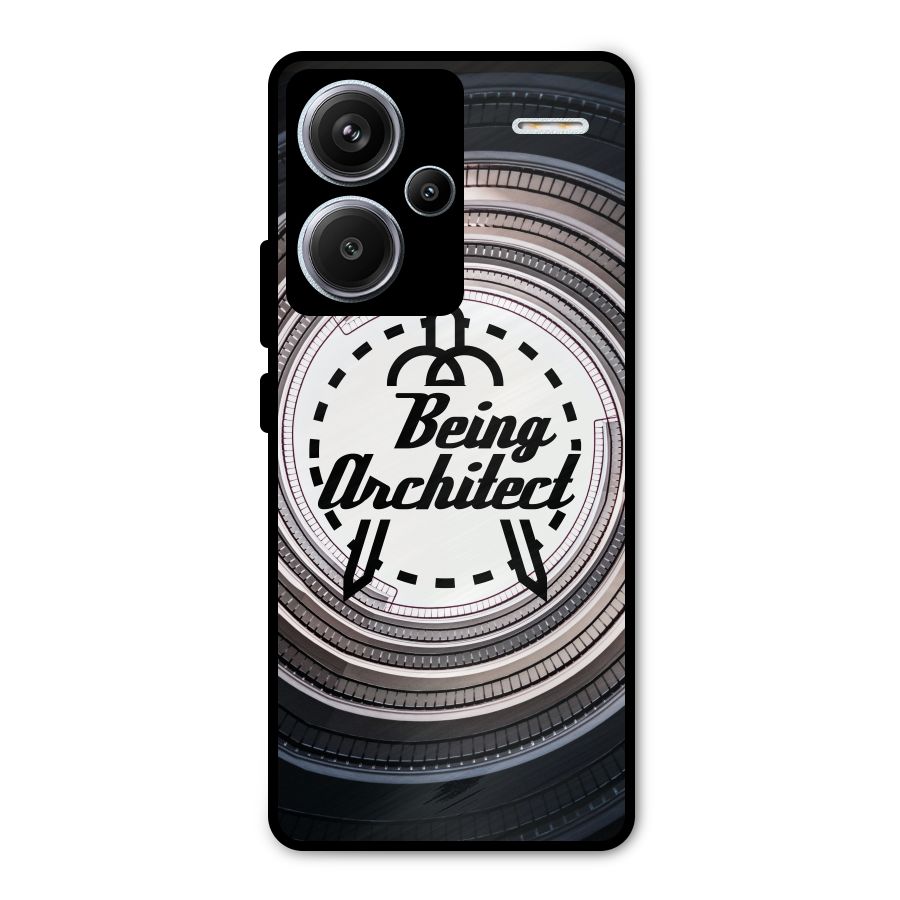 Being Architect Metal Back Case for Redmi Note 13 Pro Plus