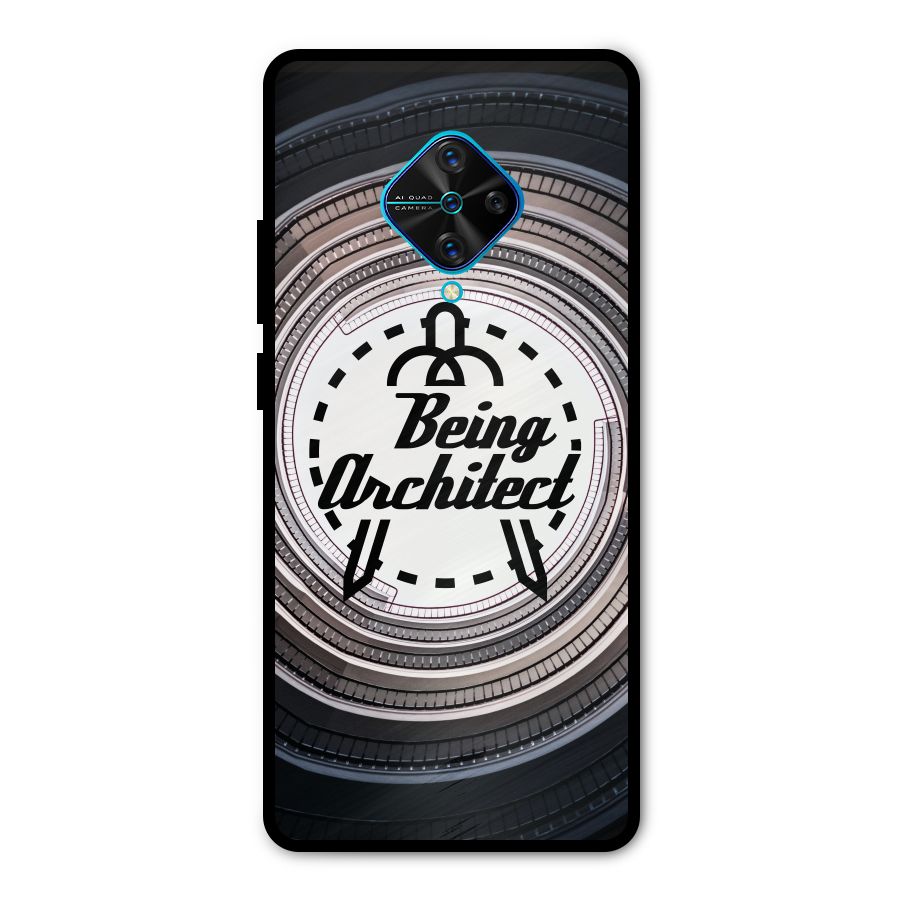 Being Architect Metal Back Case for Vivo S1 Pro