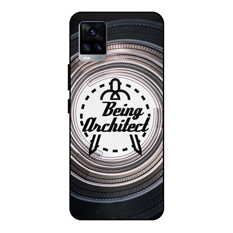 Being Architect Metal Back Case for Vivo V20 2021