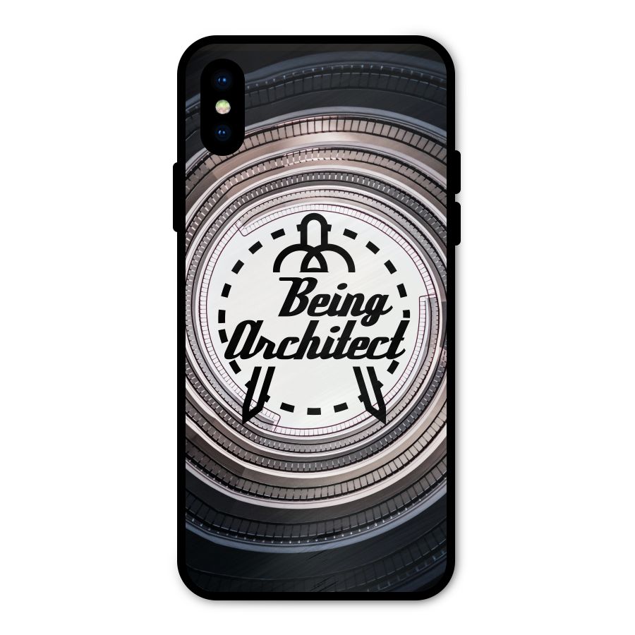 Being Architect Metal Back Case for iPhone XS