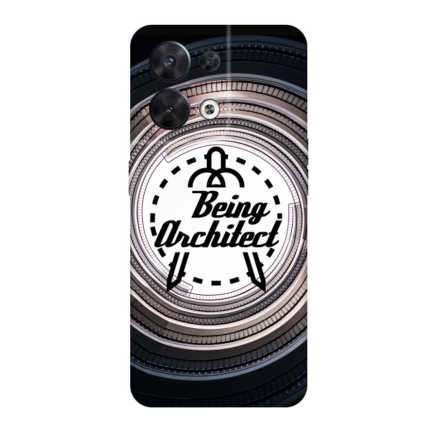 Being Architect Original Polycarbonate Back Case for Oppo Reno8 5G