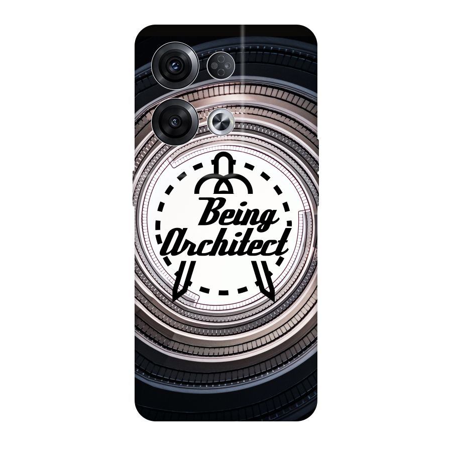 Being Architect Original Polycarbonate Back Case for Oppo Reno8 Pro 5G