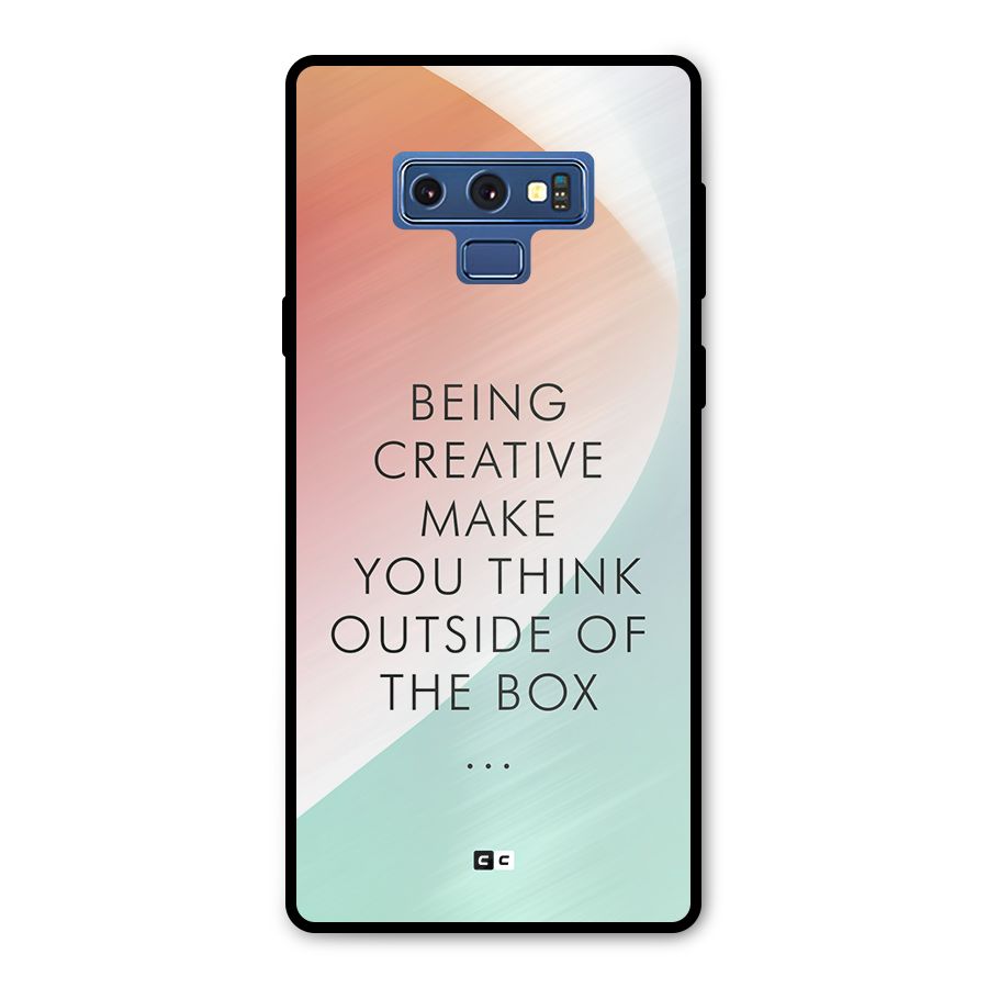 Being Creative Metal Back Case for Galaxy Note 9