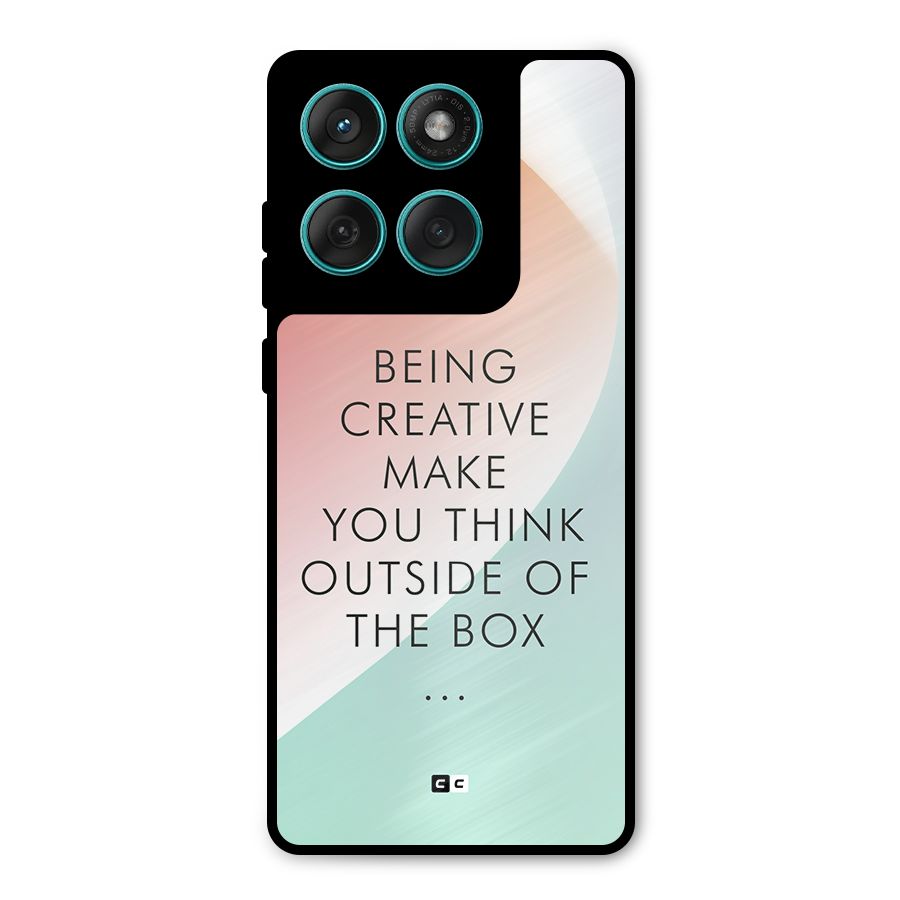 Being Creative Metal Back Case for Motorola Edge 60 Fusion