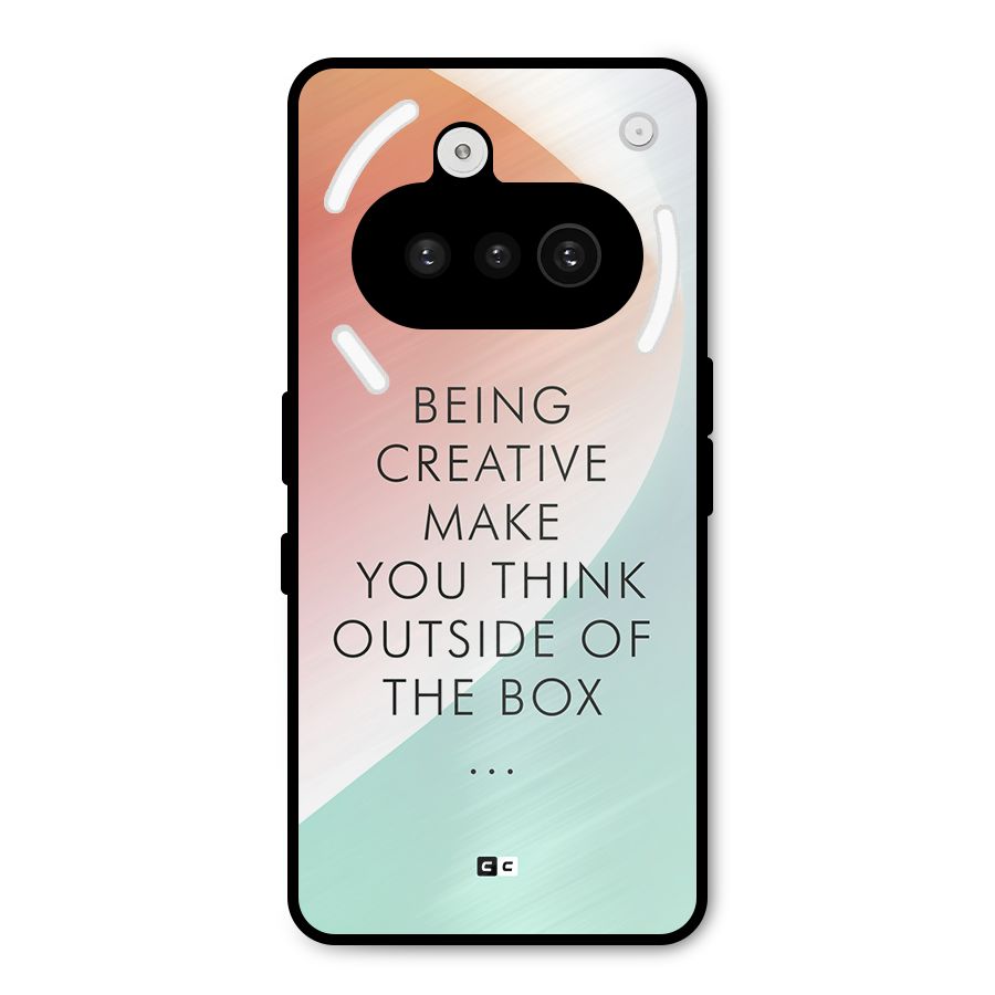 Being Creative Metal Back Case for Nothing Phone 3a