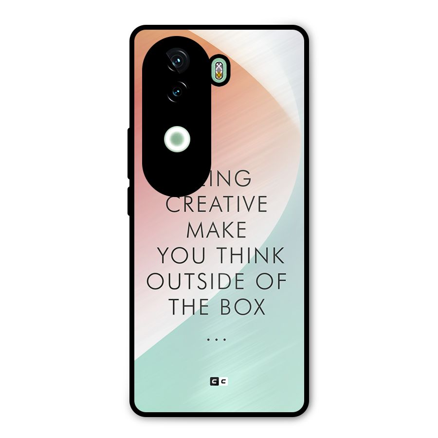 Being Creative Metal Back Case for Vivo V40e
