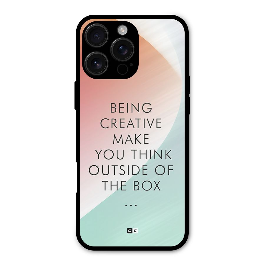 Being Creative Metal Back Case for iPhone 16 Pro Max
