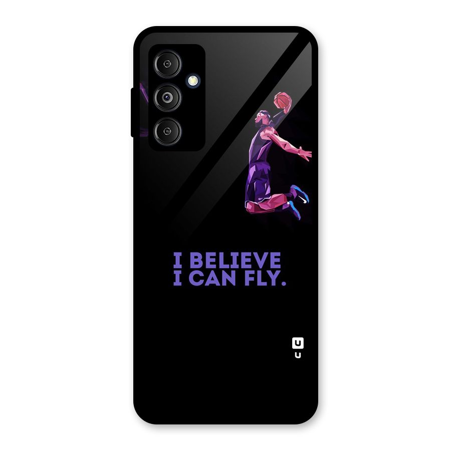 Believe And Fly Glass Back Case for Galaxy M14 5G