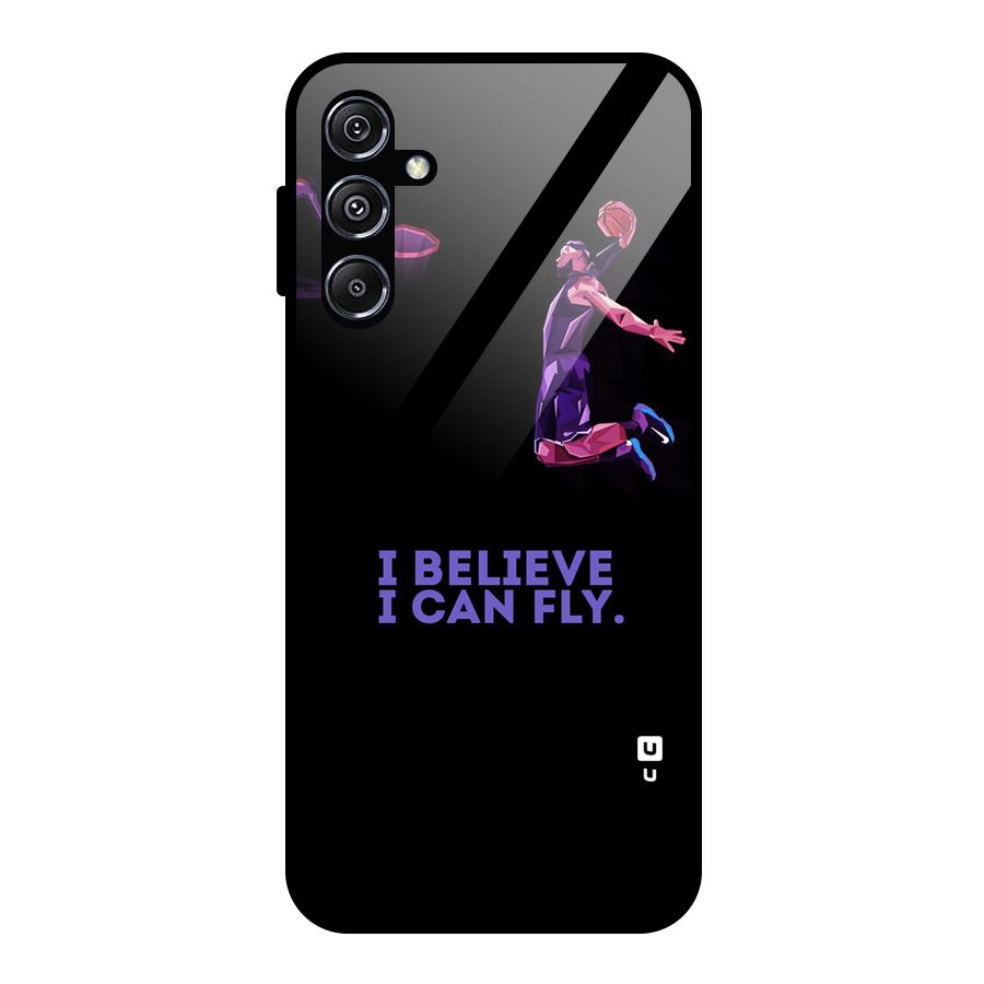Believe And Fly Glass Back Case for Galaxy M34 5G
