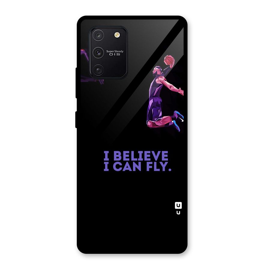 Believe And Fly Glass Back Case for Galaxy S10 Lite