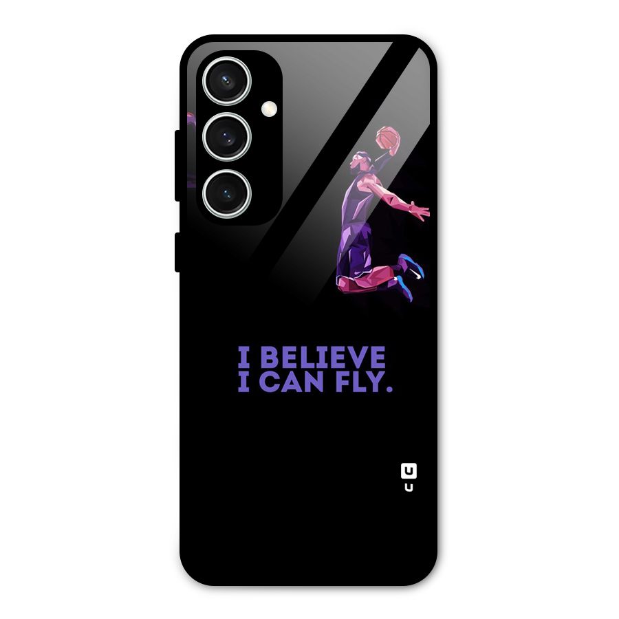 Believe And Fly Glass Back Case for Galaxy S23 FE