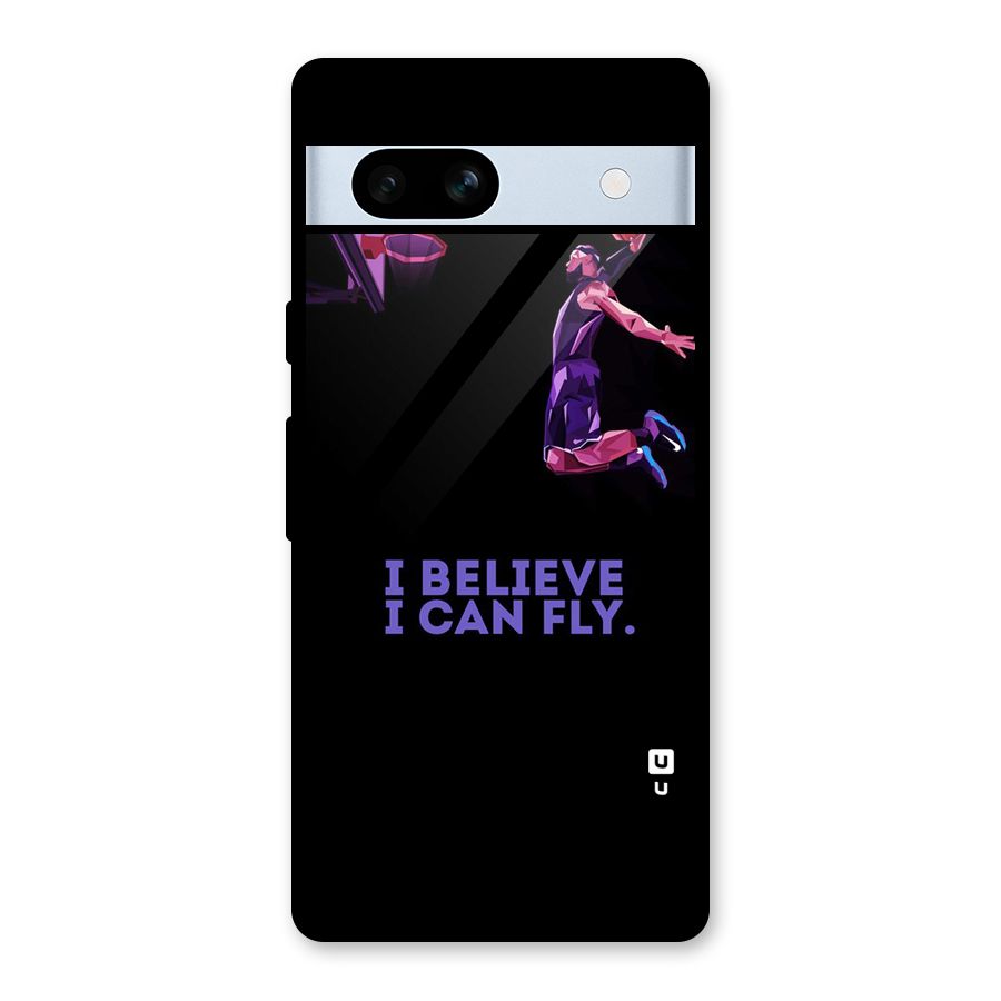 Believe And Fly Glass Back Case for Google Pixel 7a