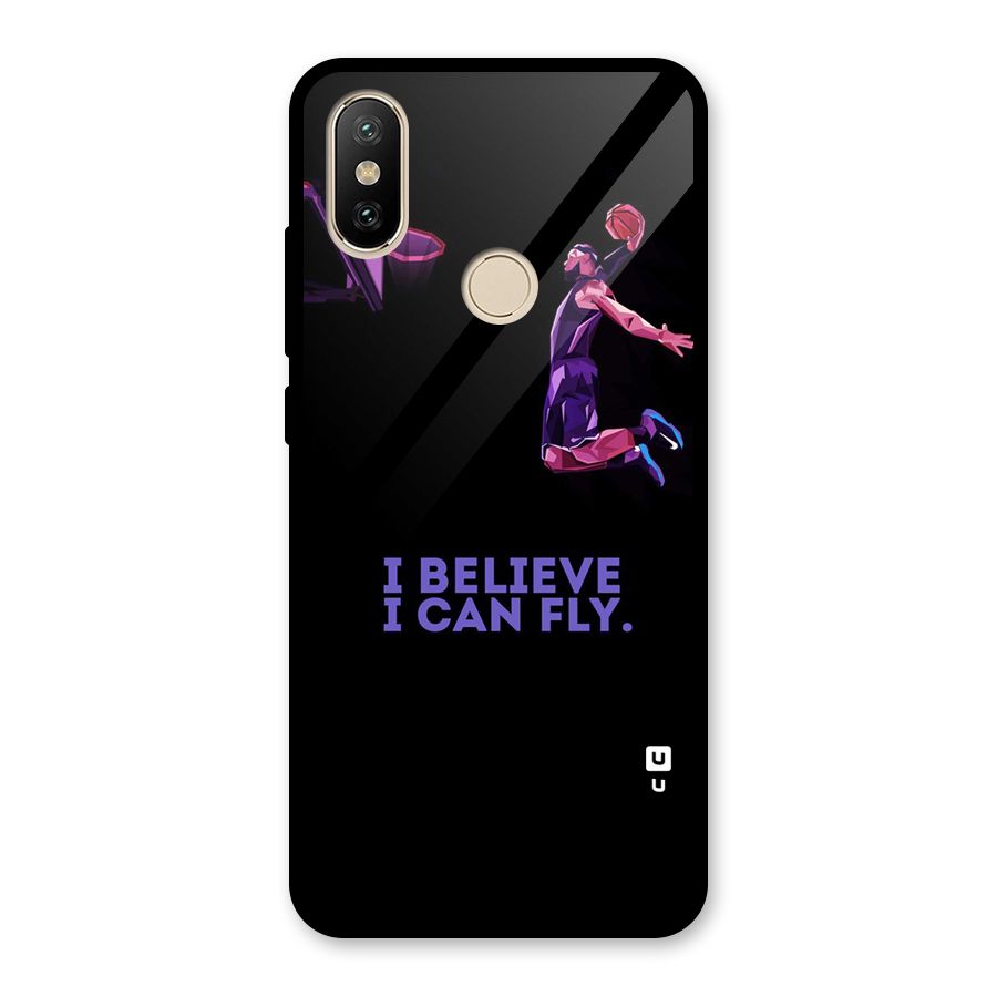 Believe And Fly Glass Back Case for Redmi A2