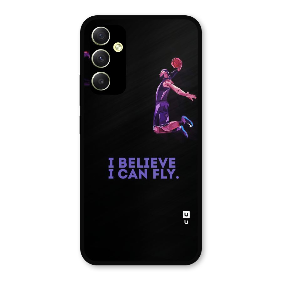 Believe And Fly Metal Back Case for Galaxy A34