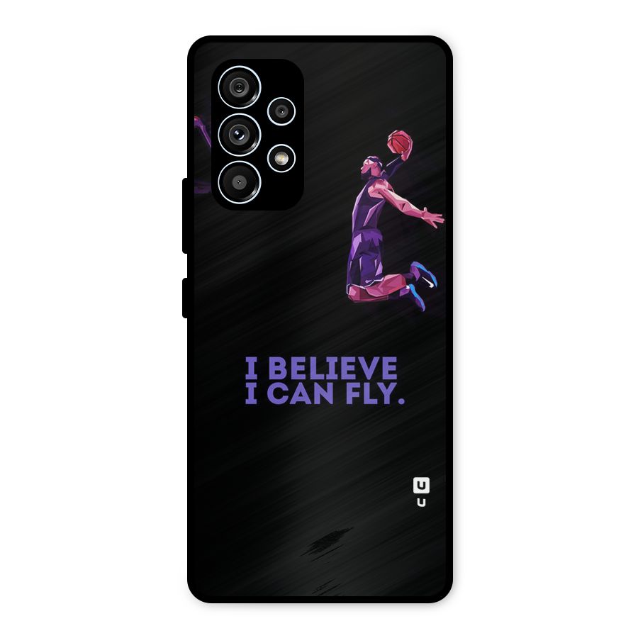 Believe And Fly Metal Back Case for Galaxy A53 5G