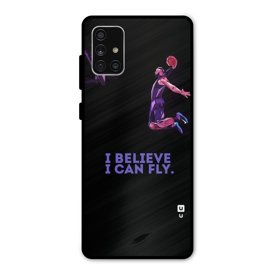 Believe And Fly Metal Back Case for Galaxy A71