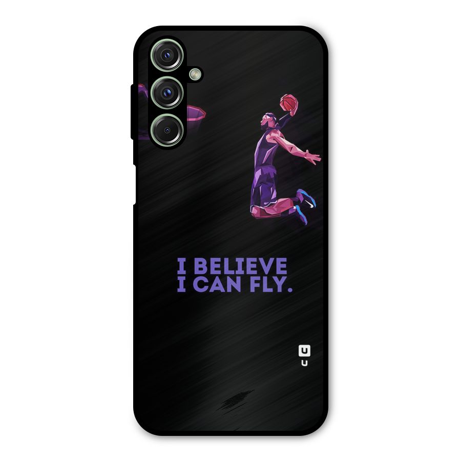 Believe And Fly Metal Back Case for Galaxy F34