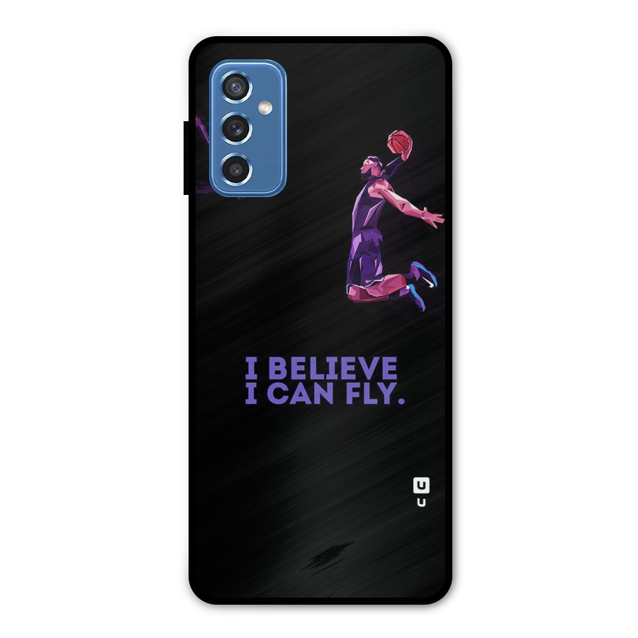 Believe And Fly Metal Back Case for Galaxy M52 5G