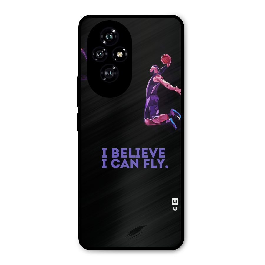 Believe And Fly Metal Back Case for Honor 200